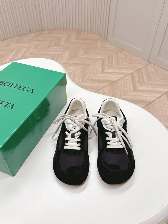 Bottega Veneta Vintage Woven Casual Comfortable Low-top Lace-up Sneakers