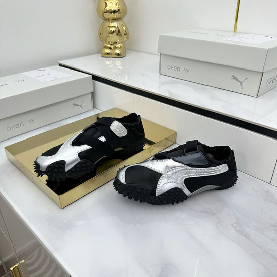 Puma Elegant Ballet-Inspired Slip-On Shoes with Silk Texture