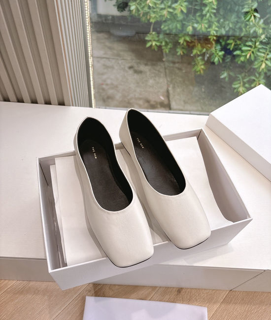 The Row Minimalist Genuine Leather Comfort Flat Loafers