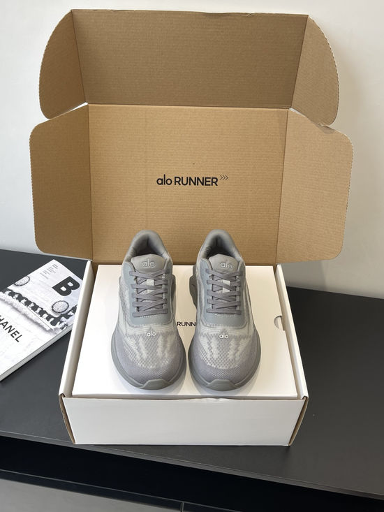 Alo Thick Sole Casual Running Shoes Lightweight Non Slip Comfortable