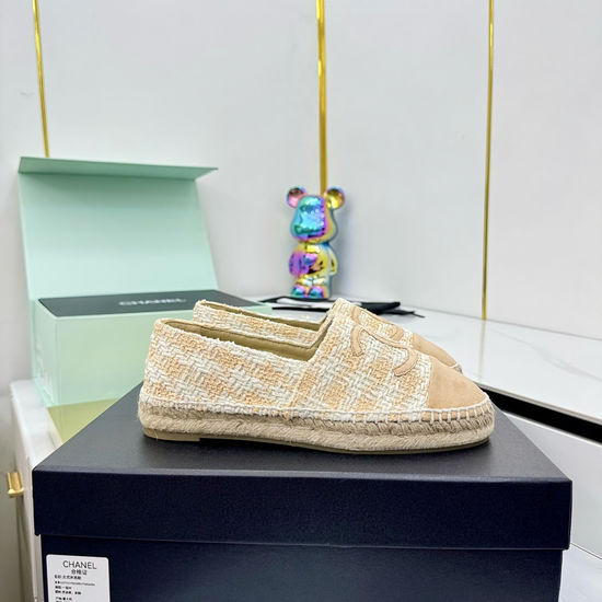 Chanel Hand-stitched Loafer with Double C Logo Accent