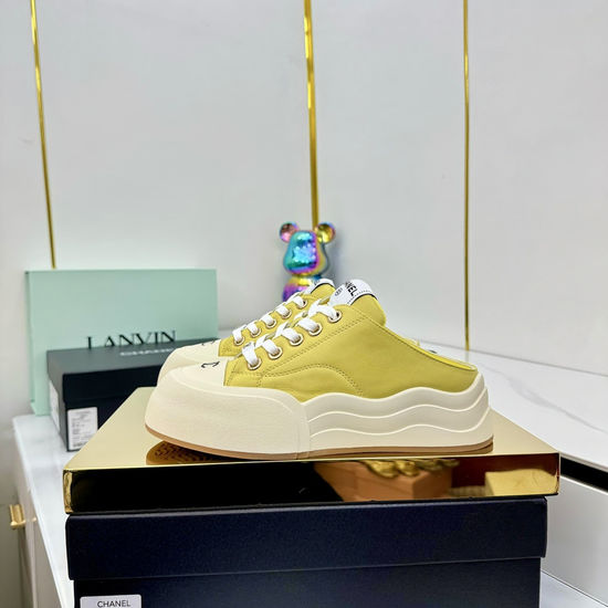 Chanel Two-tone Sheepskin Leather Casual Fashion Sneakers