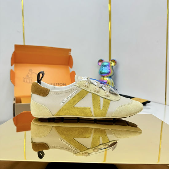 Louis Vuitton LV Retro Basketball Sneakers with Premium Cowhide Upper