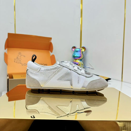 Louis Vuitton LV Retro Basketball Sneakers with Premium Cowhide Upper