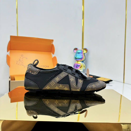 Louis Vuitton LV Retro Basketball Sneakers with Premium Cowhide Upper