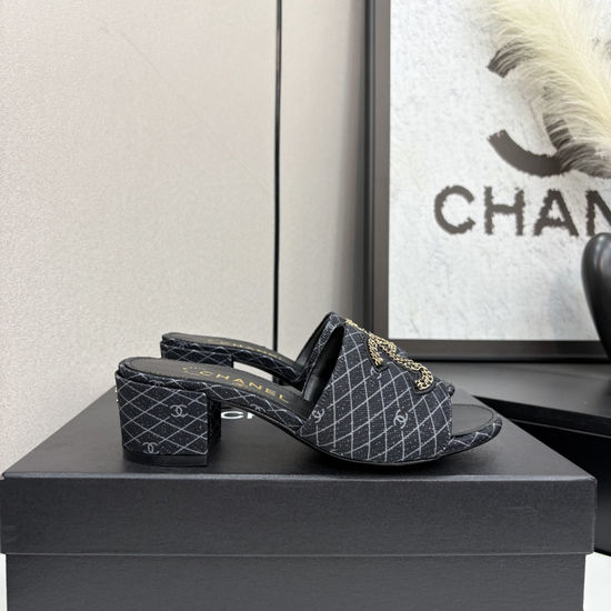 Chanel Premium Sheepskin Leather Sole Casual Slides