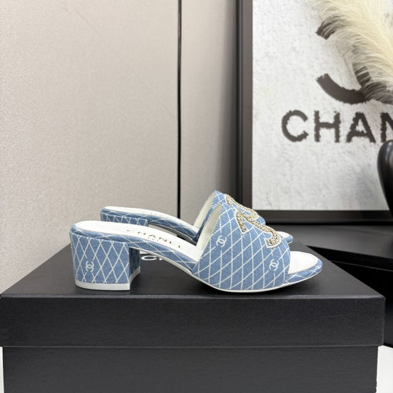 Chanel Premium Sheepskin Leather Sole Casual Slides