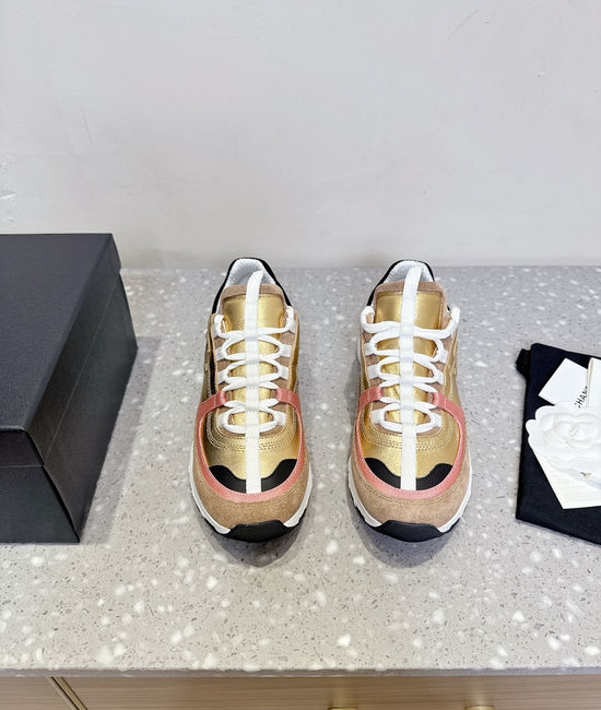 Chanel Stylish Suede Casual Sneakers Versatile Comfortable Sports Shoes