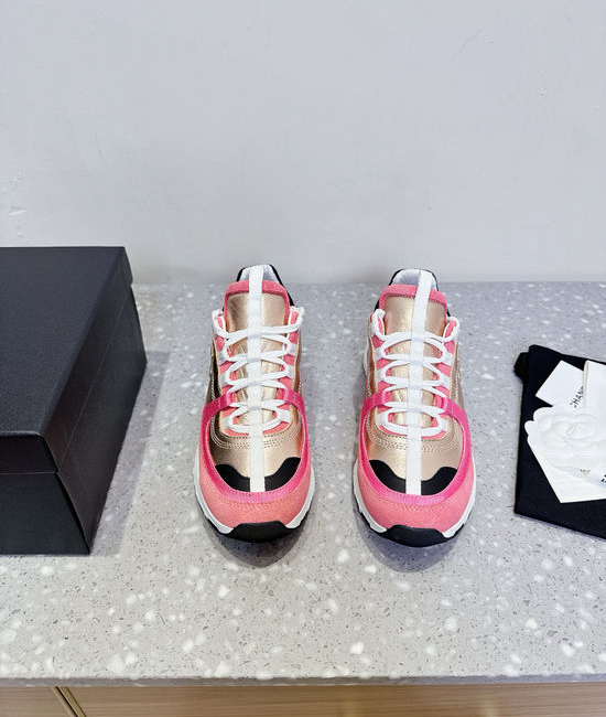 Chanel Stylish Suede Casual Sneakers Versatile Comfortable Sports Shoes