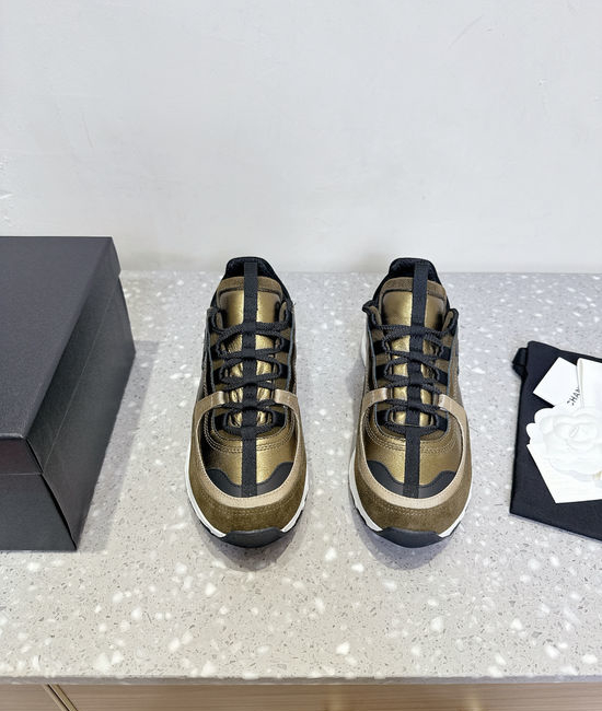 Chanel Stylish Suede Casual Sneakers Versatile Comfortable Sports Shoes