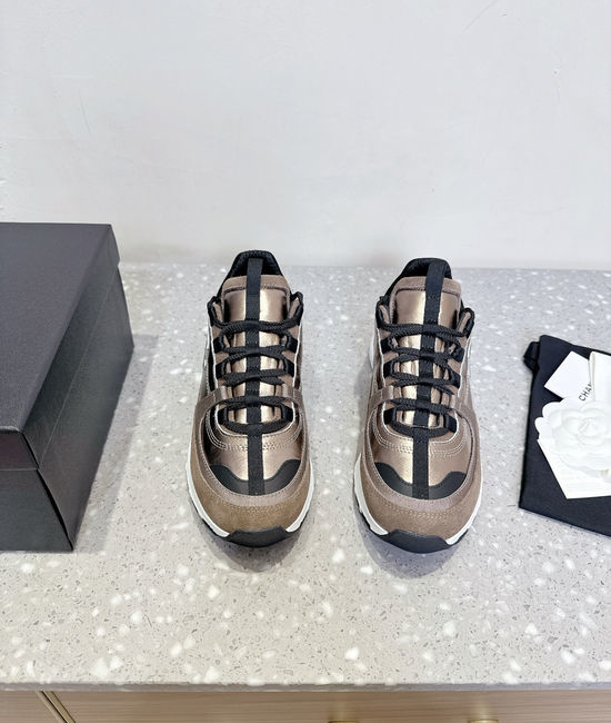 Chanel Stylish Suede Casual Sneakers Versatile Comfortable Sports Shoes