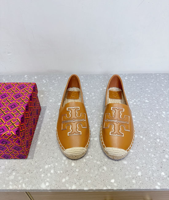 Burberry Sheepskin Upper Espadrille Casual Flats