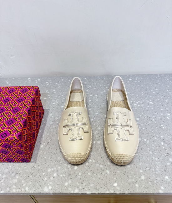 Burberry Sheepskin Upper Espadrille Casual Flats