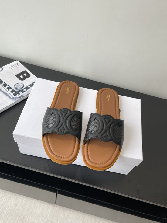 Celine Retro Roman Sandals Casual Slip On Daily Footwear