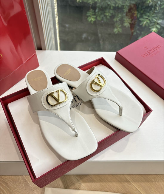 Valentino Metal Buckle Comfortable Elevating Casual Sandals