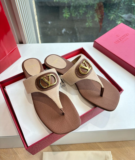 Valentino Metal Buckle Comfortable Elevating Casual Sandals