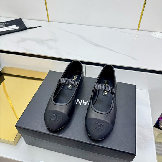 Chanel Velvet Mary Jane Shoes With Soft Leather Insole
