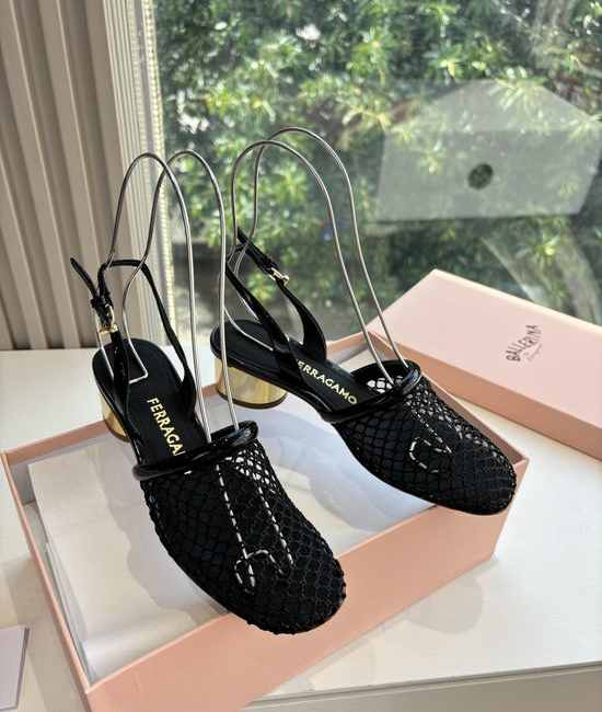 Ferragamo Bow Decor Soft Sheepskin Casual Flat Shoes