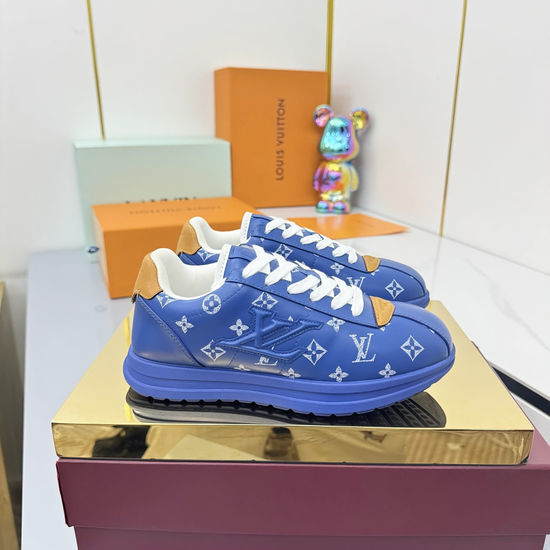 Louis Vuitton LV Trendy Casual Sneakers with Durable Rubber Sole