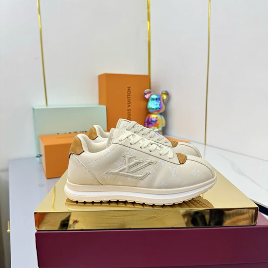 Louis Vuitton LV Trendy Casual Sneakers with Durable Rubber Sole