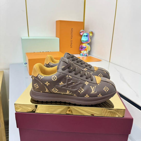 Louis Vuitton LV Trendy Casual Sneakers with Durable Rubber Sole