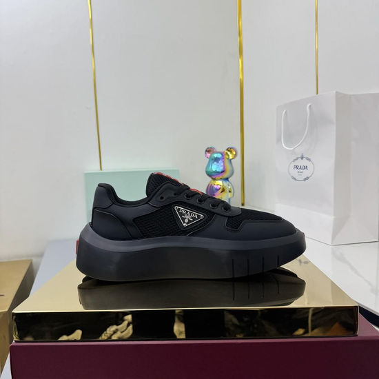Prada Stylish Casual Chunky Sneakers Lightweight Comfortable Sole