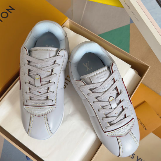 Louis Vuitton Printed Leather Thick Sole Non-slip Casual Sneakers