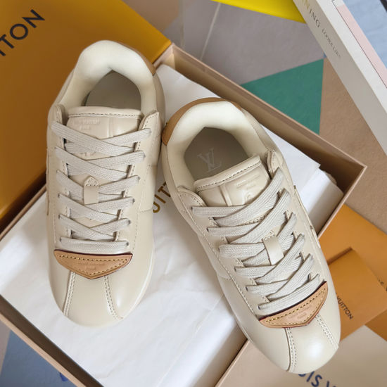 Louis Vuitton Printed Leather Thick Sole Non-slip Casual Sneakers