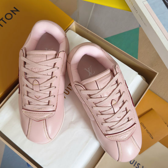 Louis Vuitton Printed Leather Thick Sole Non-slip Casual Sneakers