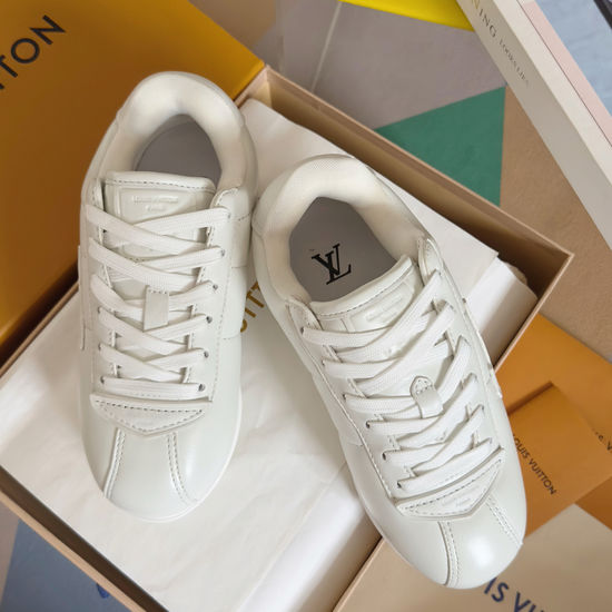 Louis Vuitton Printed Leather Thick Sole Non-slip Casual Sneakers