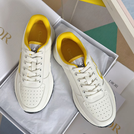 Christian Dior Mesh Fabric Casual Platform Sneakers Soft Comfortable Sole