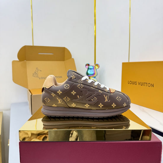 Louis Vuitton LV Trendy Casual Sneakers with Durable Rubber Sole