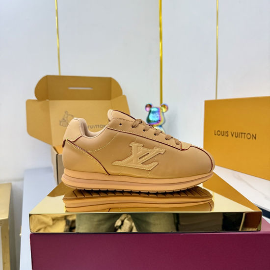 Louis Vuitton LV Trendy Casual Sneakers with Durable Rubber Sole