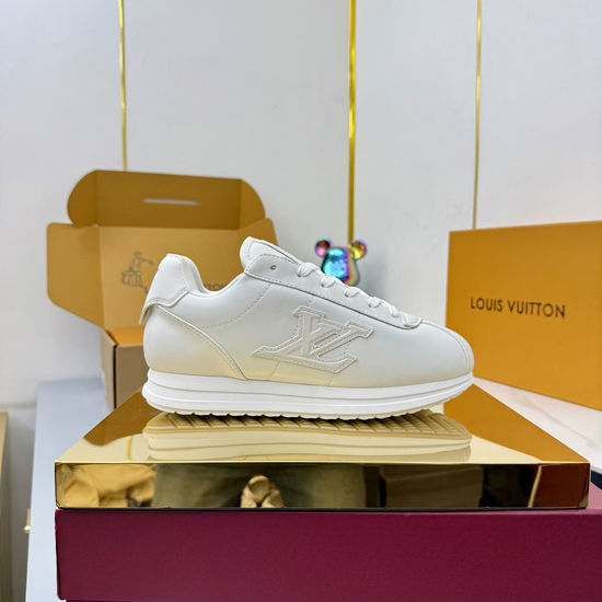 Louis Vuitton LV Trendy Casual Sneakers with Durable Rubber Sole