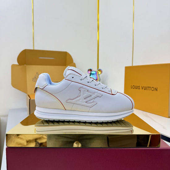 Louis Vuitton LV Trendy Casual Sneakers with Durable Rubber Sole