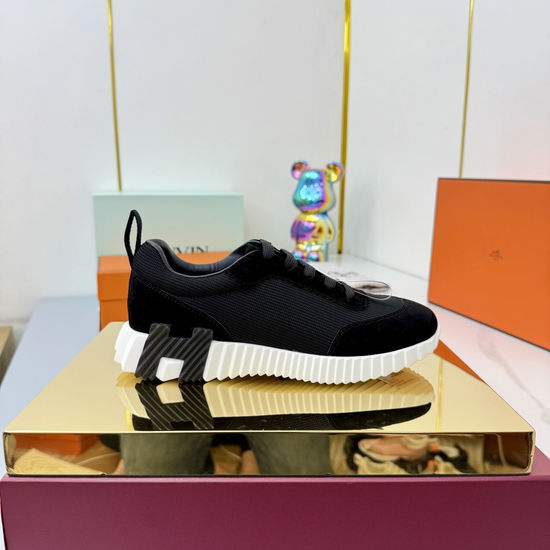 Hermes Couple s Stylish High-Tech Fabric Athletic Shoes