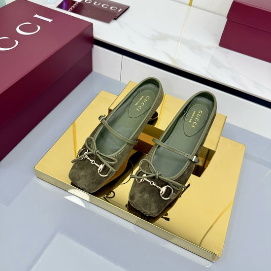Gucci Rhinestone Decor Canvas Loafers Comfortable Slip On Mules