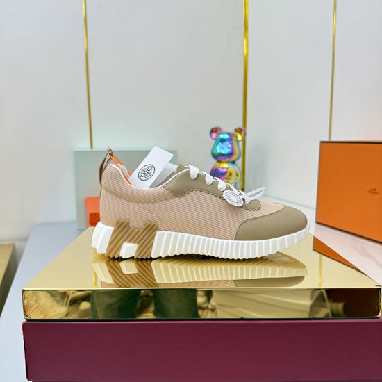 Hermes Classic Couple s High-Tech Canvas Sneakers