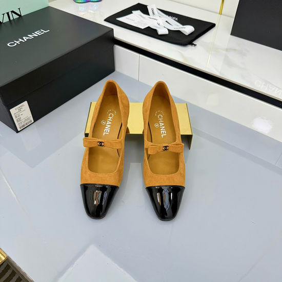 Chanel Classic Slingback Flats Two Tone Elegant Durable Sole