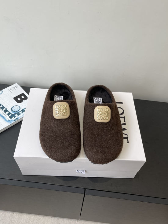 Loewe Slip-on Half Slippers Wear-resistant Non-slip Sole