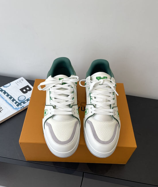 Louis Vuitton LV Retro Leather Sneakers Breathable Casual Skate Shoes