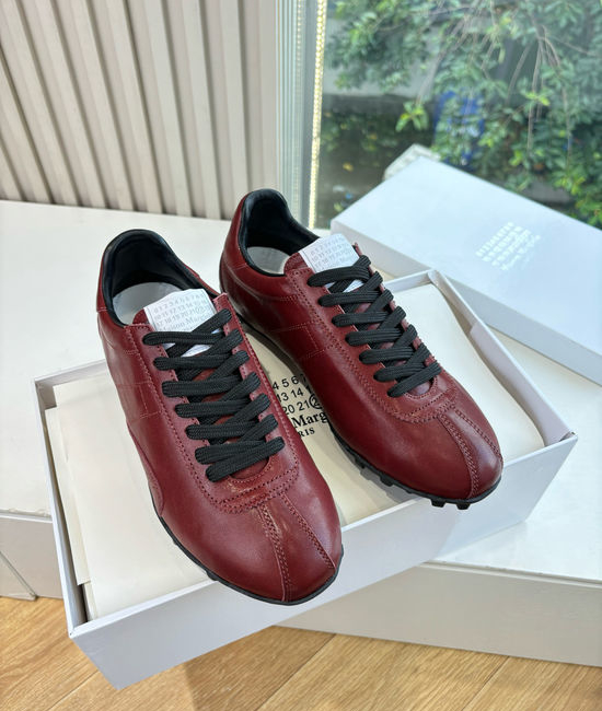 Maison Margiela Vintage Leather Stitching Non-slip Comfortable Casual Sneakers