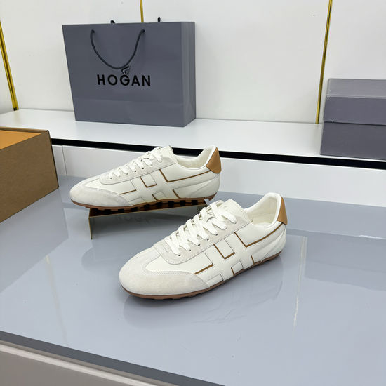 Hogan Premium Leather Casual Comfortable Daily Sneakers
