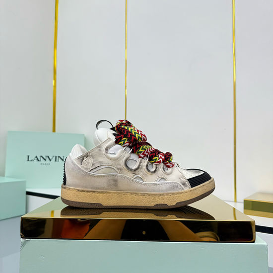 Lanvin Premium Leather Casual Comfortable Fashion Sneakers For Daily Wear