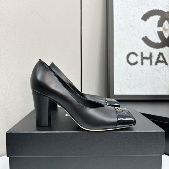 Chanel Premium Leather Footwear with Durable Real Sole