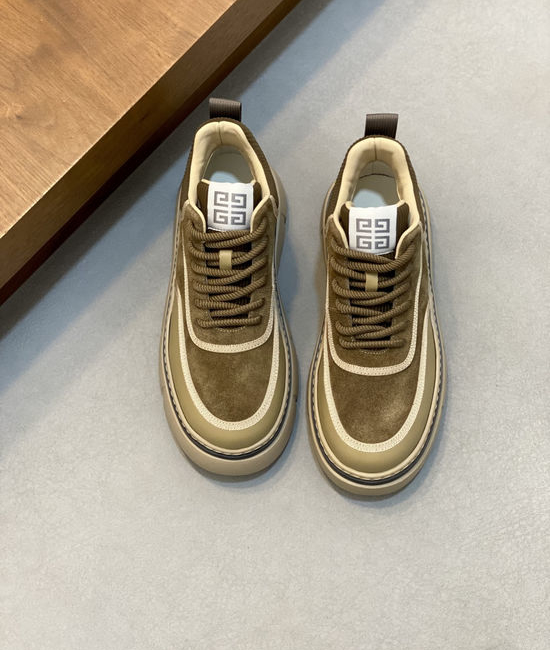 Givenchy Premium Cowhide Fabric Spliced Height Boosting Casual Sneakers