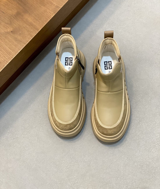 Givenchy Cowhide Stitched Thick Sole Lightweight Height Increasing Casual Sneakers