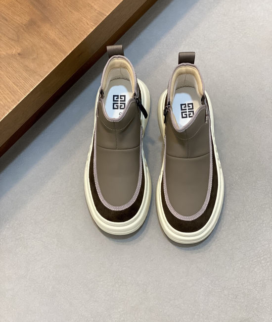 Givenchy Cowhide Stitched Thick Sole Lightweight Height Increasing Casual Sneakers