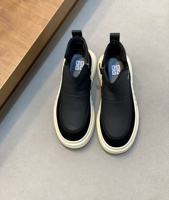 Givenchy Cowhide Stitched Thick Sole Lightweight Height Increasing Casual Sneakers