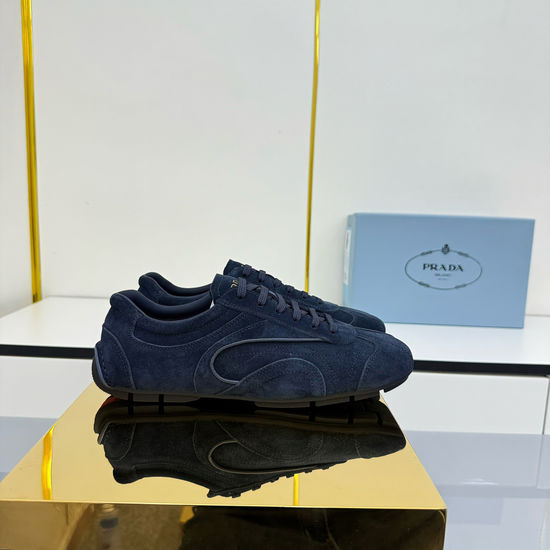 Prada Retro Suede Comfortable Casual Training Shoes